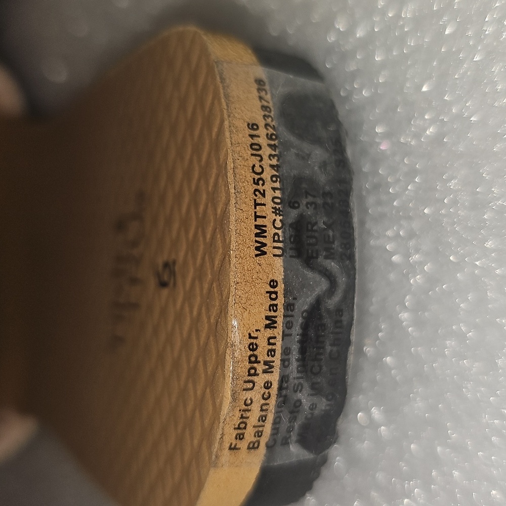 Time and Tru Women's Size 6 Woven Slide New - Picture 10 of 14